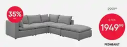 Meubles RD Pedneault - Modular Sectional with Ottoman - 5 pcs offer