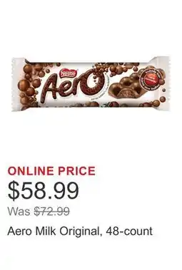 Costco Aero Milk Original, 48-count offer