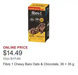 Costco Fibre 1 Chewy Bars Oats & Chocolate, 36 × 35 g offer