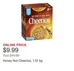 Costco Honey Nut Cheerios, 1.51 kg offer