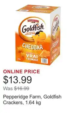 Costco Pepperidge Farm, Goldfish Crackers, 1.64 kg offer