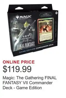 Costco Magic: The Gathering FINAL FANTASY VII Commander Deck - Game Edition offer