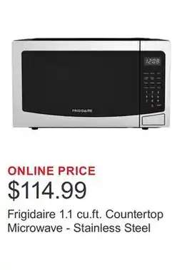 Costco Frigidaire 1.1 cu.ft. Countertop Microwave - Stainless Steel offer