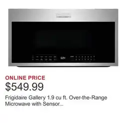 Costco Frigidaire Gallery 1.9 cu ft. Over-the-Range Microwave with Sensor Cook - 400 CFM offer
