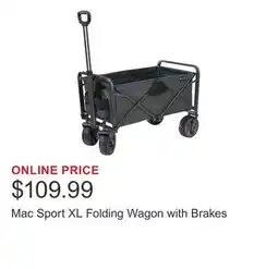 Costco Mac Sport XL Folding Wagon with Brakes offer