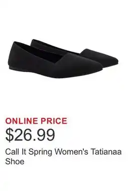 Costco Call It Spring Women's Tatianaa Shoe offer