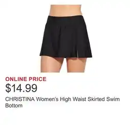 Costco CHRISTINA Women's High Waist Skirted Swim Bottom offer