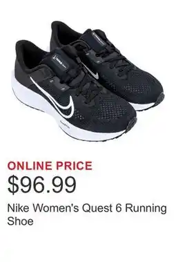 Costco Nike Women's Quest 6 Running Shoe offer