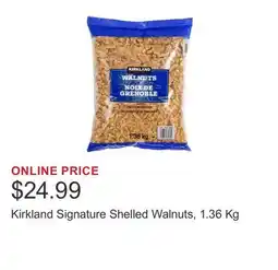 Costco Kirkland Signature Shelled Walnuts, 1.36 Kg offer