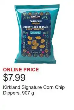 Costco Kirkland Signature Corn Chip Dippers, 907 g offer