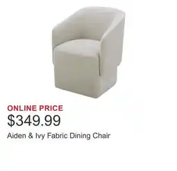 Costco Aiden & Ivy Fabric Dining Chair offer