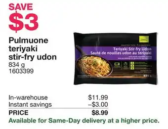 Costco Pulmuone teriyaki stir-fry udon offer