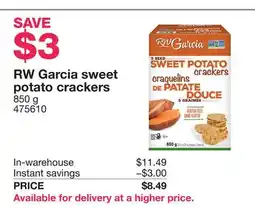 Costco RW Garcia sweet potato crackers offer