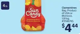Walmart Sun Candy Clementines Mandarins offer
