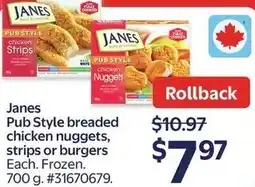 Walmart Janes Pub Style breaded chicken nuggets offer
