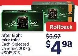 Walmart After Eight mint thins offer