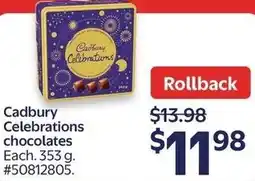 Walmart Cadbury Celebrations chocolates offer