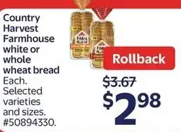 Walmart Country Harvest Farmhouse white offer