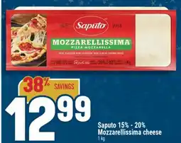 Marché Adonis Saputo 15% - 20% Mozzarellissima cheese offer
