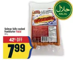 Marché Adonis Solmaz fully cooked frankfurter Halal offer