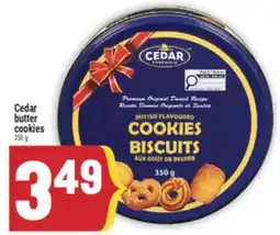 Marché Adonis Cedar butter cookies offer
