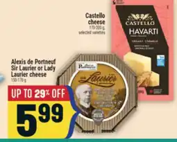 Marché Adonis Castello cheese offer