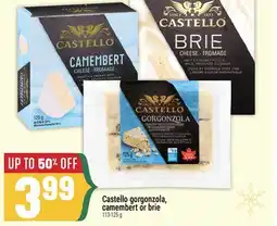 Marché Adonis Castello gorgonzola, camembert or brie offer