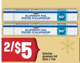Marché Adonis Selection aluminum foil offer