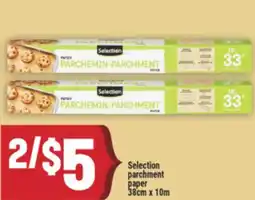 Marché Adonis Selection parchment paper offer