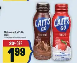 Marché Adonis Neilson or Lait's Go milk offer