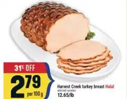 Marché Adonis Harvest Creek turkey breast Halal offer
