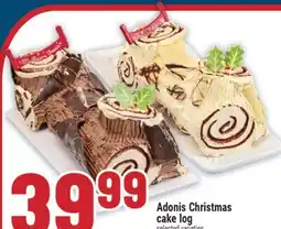 Marché Adonis Adonis Christmas cake log offer