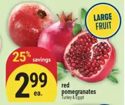 Marché Adonis Red pomegranates offer