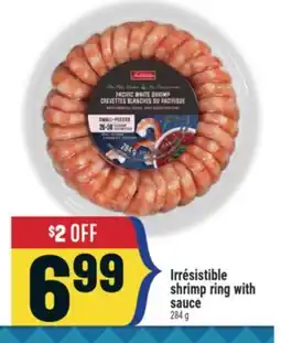 Marché Adonis Irrésistible shrimp ring with sauce offer