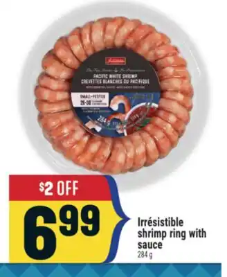 Marché Adonis Irrésistible shrimp ring with sauce offer