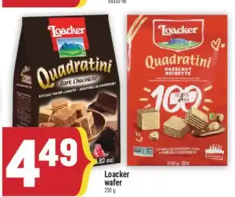 Marché Adonis Loacker wafer offer