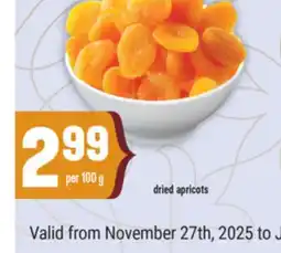 Marché Adonis Dried apricots offer