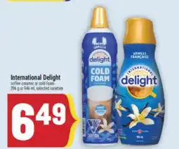 Marché Adonis International Delight coffee creamer or cold foam offer