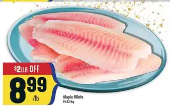 Marché Adonis Tilapia fillets offer