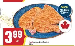 Marché Adonis Halal marinated chicken legs offer