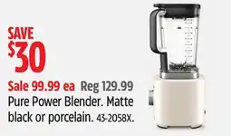 Canadian Tire Pure Power Blender offer