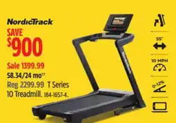 Canadian Tire NordicTrack T Series 10 Treadmill offer