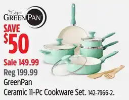 Canadian Tire GreenPan Ceramic 11-Pc Cookware Set offer
