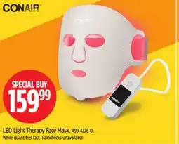 Canadian Tire Conair LED Light Therapy Face Mask offer