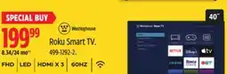 Canadian Tire Roku Smart TV offer