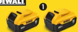 Canadian Tire DEWALT 20V MAX 5Ah Battery offer