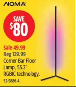 Canadian Tire NOMA Corner Bar Floor Lamp, 55.2˝ offer