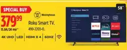 Canadian Tire Roku Smart TV Hisense offer