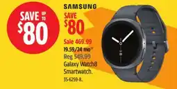 Canadian Tire Samsung Galaxy Watch8 Smartwatch offer