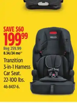 Canadian Tire Tranzition 3-in-1 Harness Car Seat offer